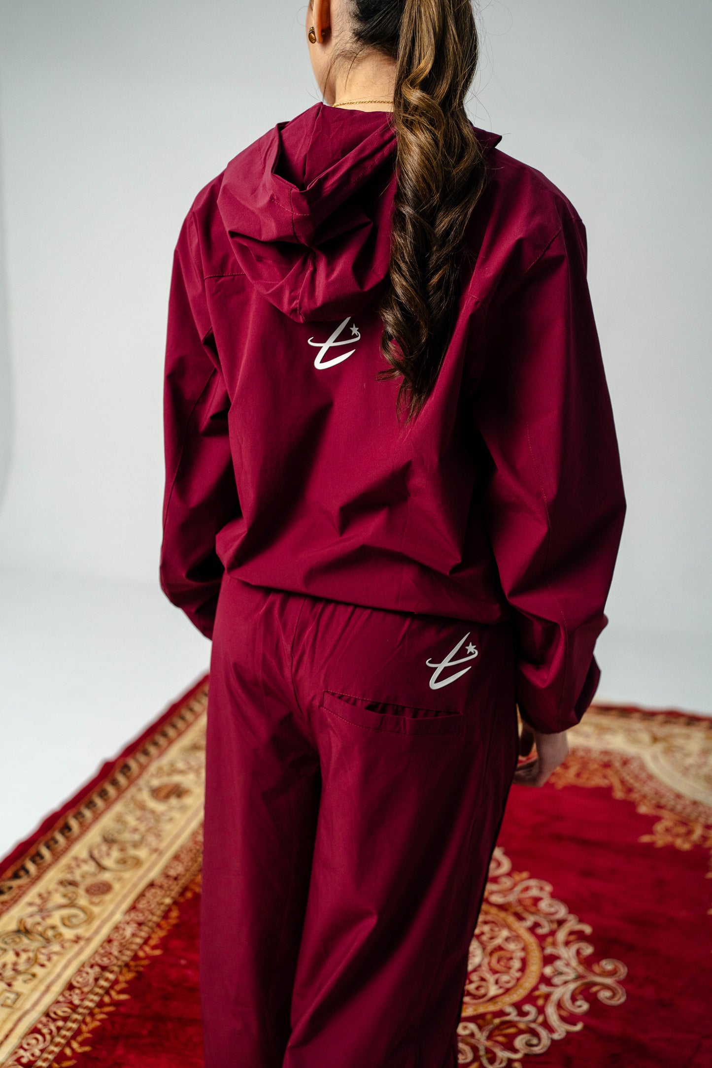 WATERPROOF MOROCCO TRACKSUIT - BURGUNDY